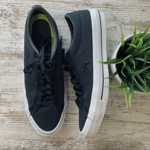 CONVERSE CONS One Star Canvas Ox Black Sneakers 11